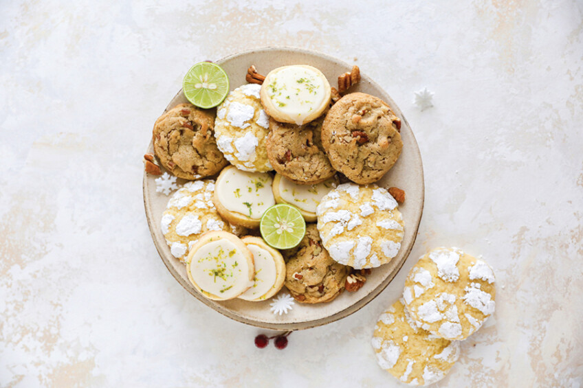 Christmas Cookies on a plate